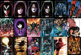 Kiss Deluxe Ultra - Premium Trading Cards Master Set Of 41 Cards