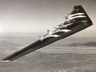 USAF Air Force Prototype Northrop YB - 49 Heavy Bomber Jet Aircraft Photo 559 2