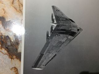 USAF Air Force Experimental Northrop XB - 35 Flying Wing Bomber Aircraft Photo 560 2