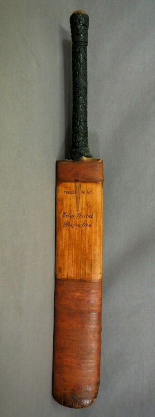 Antique Vintage Waller Warsop Cricket Bat " Extra Special Perfection " - England