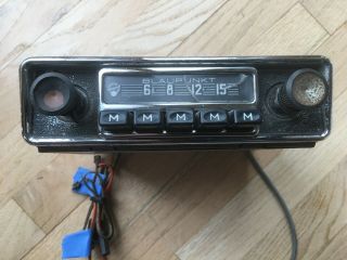 Vintage Blaupunkt Car Radio,  Vw,  Porche,  6 Or 12 Volt