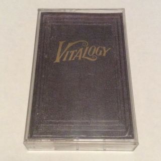 Vintage Pearl Jam Vitalogy 1994 Audio Cassette Tape