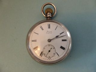 Antique Prescot Chester Silver Pocket Watch,  But Needs Attention.