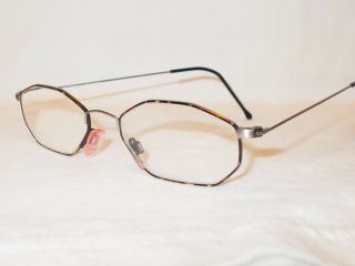 Vintage Neostyle Tortoise Wire Rim Eyeglass Frames 48[]17 Pink Nose Pads