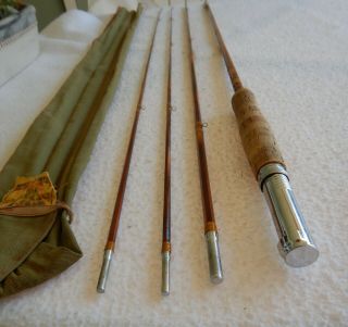 South Bend 47 - 9 Vintage Bamboo fly rod 9’,  3 piece with an extra tip HCH (7wt) 2
