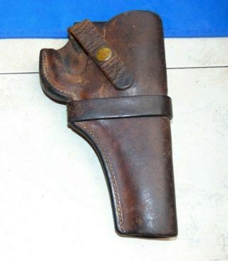 Vintage George Lawrence Co.  25 38 5 " Brown Leather Holster