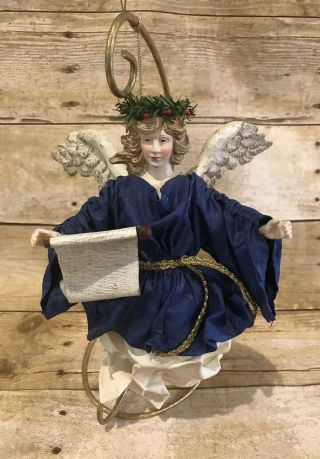 Vintage Clothtique By Possible Dreams Christmas Angel 1988