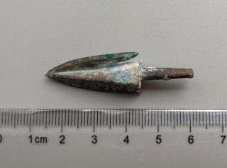 An Ancient Chinese Bronze 2 - Wing Arrowhead - Spring And Autumn Period 770bc - 476bc