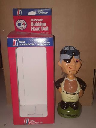 1995 Tei Twins Enterprise Inc.  Pittsburgh Pirates Mascot Bobblehead Catcher