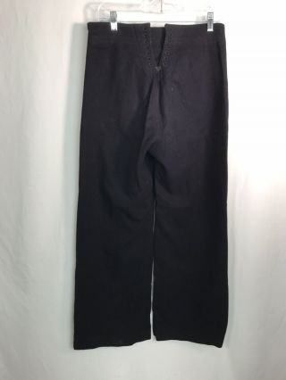 Vintage 40s 50s US Navy Wool Crackerjack Bell - Bottom Pants Size 32x30 3