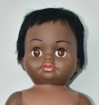 Chatty Baby Doll,  Black Aa Tlc Vintage 17 " Nude
