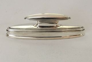 Rare Vintage Gorham Sterling Silver Nail Buffer And Tray Set
