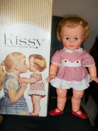 Vintage 1961 Ideal Kissy Doll With Box