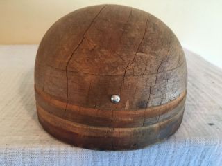 Wooden Block Round Fascinator /millinery Wood Block Hat Making /form/mold/brim