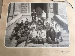 1902 University Of Texas Longhorns Football Team Cabinet Photo @ Austin