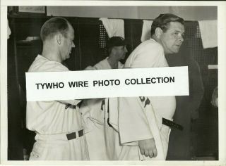 Babe Ruth 1938 Type 1 News Service Photograph