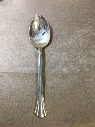 Vintage Reed & Barton Sterling Silver 18th Century Slotted Serving Spoon