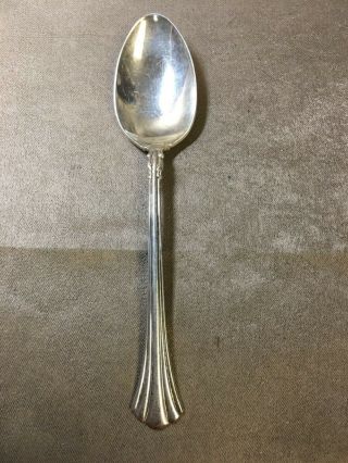 Vintage Reed & Barton Sterling Silver 18th Century Serving Spoon 8 5/8 Inches