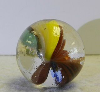 11653m Huge 1.  11 Inches Vintage Foreign Sparkler Marble