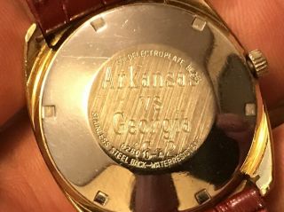 1969 Georgia bulldogs arkansas razorbacks sugar bowl champions watch clip ring 2