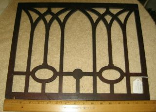 Antique Edison Diamond Disc Phonograph Wood Wooden Grille Grill Stock H
