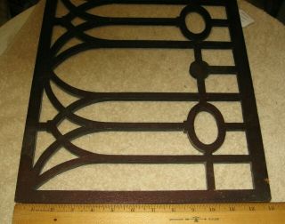 Antique Edison Diamond Disc Phonograph Wood Wooden Grille Grill Stock h 2