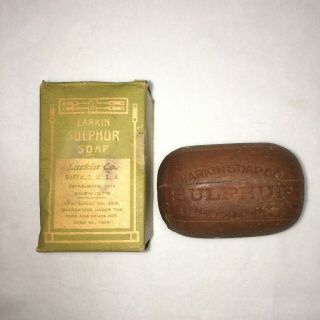 Vintage Antique Larkin Suphur Soap Bar