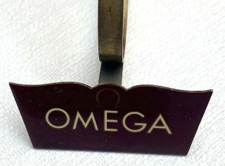 Antique Omega Lady Watch Stand Display in Metal,  Swiss Made (AR2930) 2