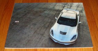 2016 Chevrolet Corvette Deluxe Sales Brochure Stingray Z51 Z06