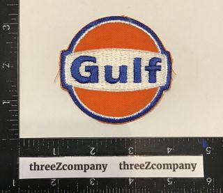 Vintage Gulf Oil Gas Logo Uniform Patch