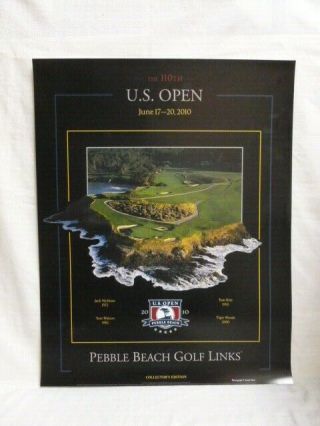 2010 Us Open Pebble Beach Golf Links Collectors Edition Poster Graeme Mcdowell