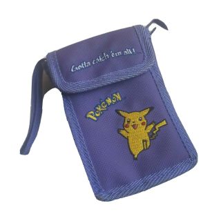 Vintage Pokemon Pikachu Nintendo Game Boy Case Bag Purse Purple Usa