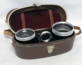 Zeiss Ikon Pro Tessar 35mm 1:4 Pro - Tessar 85mm 1:4 Film Camera Lens Vintage