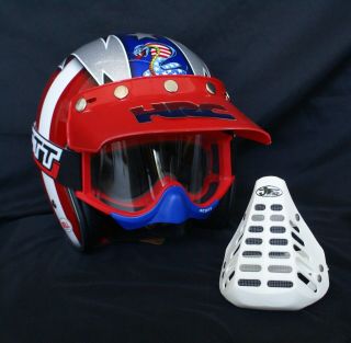 Bell Helmet Vintage Motocross Fox Racing Dirtbike Mx Supercross Fmf Dg Jt Racing