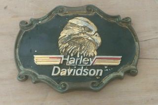 1978 Raintree Harley Davidson Belt Buckle Hd Usa Biker Outlaw Street Eagle (pt