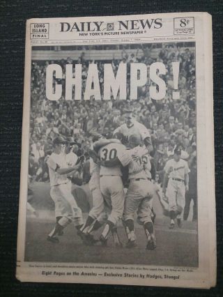 Mets Go To World Series - Baseball - 1969 York Daily News Newspaper