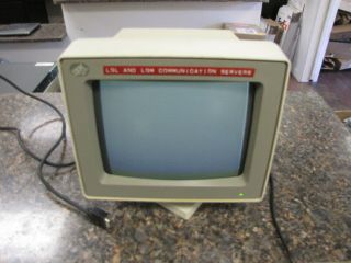 Vintage Ibm 8503 Personal System/2 12 " Vga Monochrome Monitor - 1
