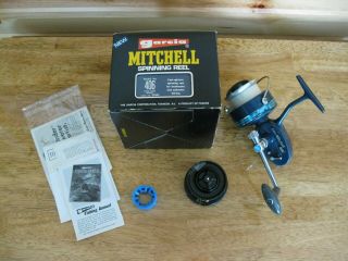 Vintage Garcia Mitchell 406 Fishing Reel W/box Paper,  Spare Spool
