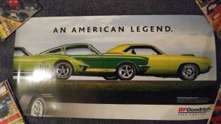 Bf Goodrich An American Legend Poster - Corvette,  Mustang & Mopar