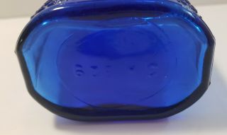 Vintage Phillips Milk of Magnesia Cobalt Blue Bottle 7 