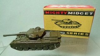 Benbros 14 Army Tank Qualitoy Orig Box Vintage