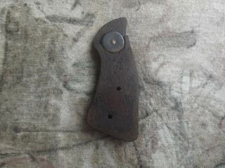 Vintage Smith & Wesson J Frame Square Butt Right Side Diamond Grip Panel 2