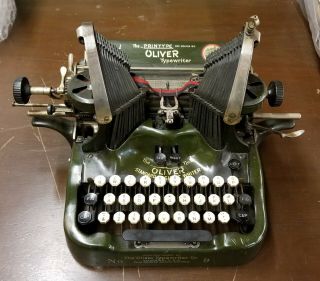 1912 Oliver No.  9 Batwing Typewriter