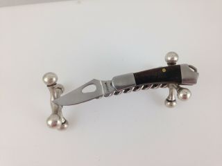 Jaguar Surgical China Vintage Pocket Knife W/ Single Pin Wood Handle