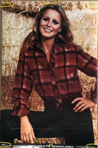 Vintage Poster Cheryl Ladd Charlie’s Angels Tv - Movie Memorabilia 1977