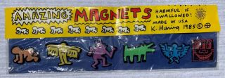 Vintage 1985 Keith Haring Pop Shop Magnets – In Package