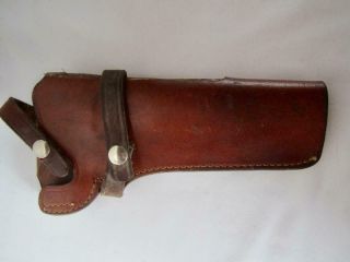Vintage Smith & Wesson Brown Leather Pistol Holster 21 25