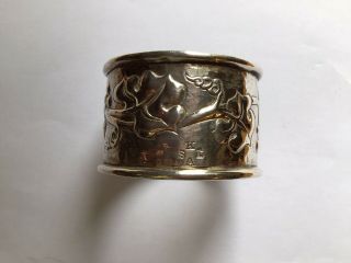 keswick school of industrial arts Arts And Crafts Silver Plated Napkin Ring 3
