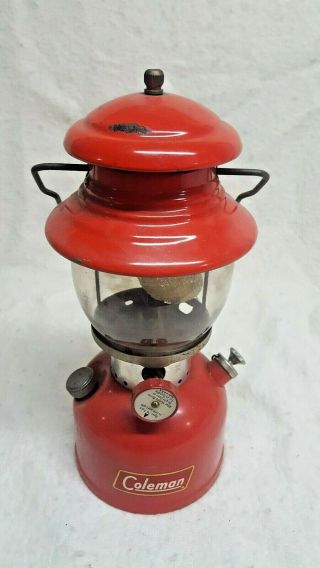 Vintage Coleman 1961 200a Lantern 1/61 For Parts/repair Sunshine Of The Night