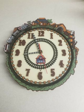 Vintage Lionel 100th Anniversary Train Clock,  Revolving With Sound
